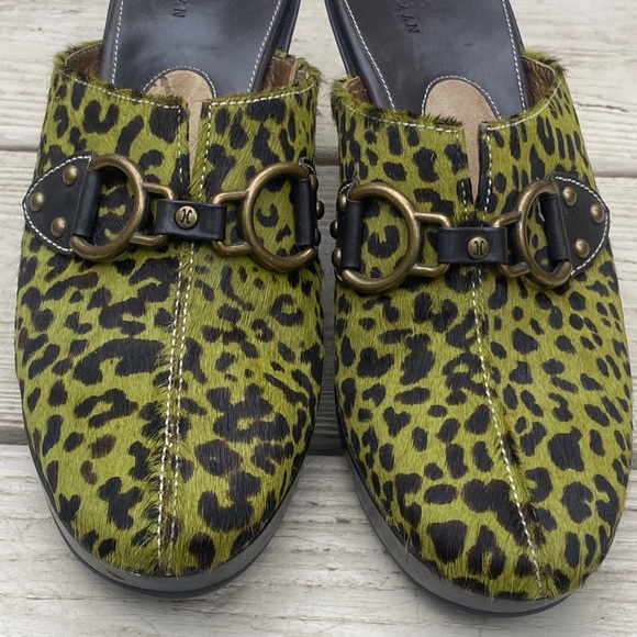 🐆 The Cheetah Cole Hasn Mules. Size 8 1/2 B - Picture 4 of 8